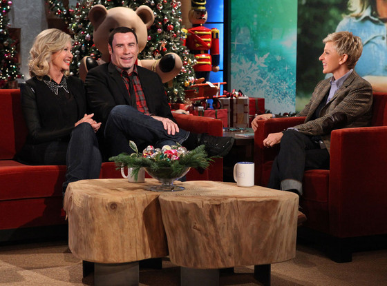 The Ellen DeGeneres Show, JOHN TRAVOLTA, OLIVIA NEWTON-JOHN The Ellen DeGeneres Show, JOHN TRAVOLTA, OLIVIA NEWTON-JOHN
